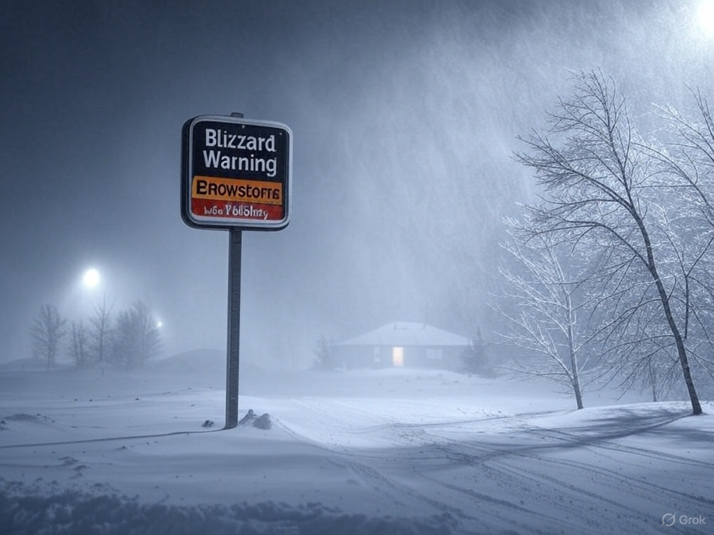 Schneesturm (Blizzard): Was es ist, Ursachen und Folgen